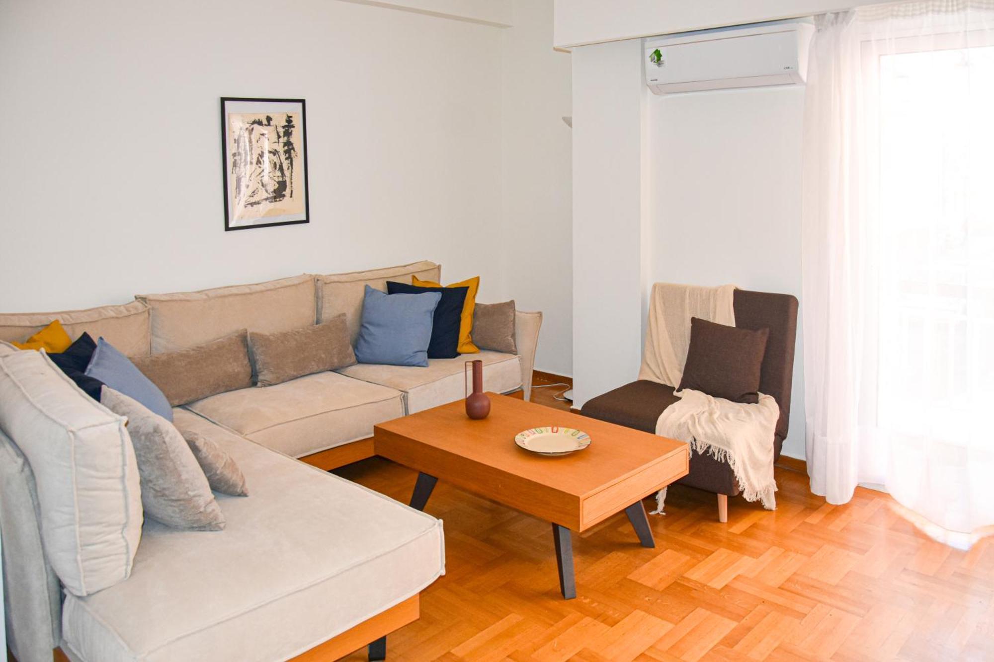 Spacious Modern Apartment In Pagkrati Athén Kültér fotó