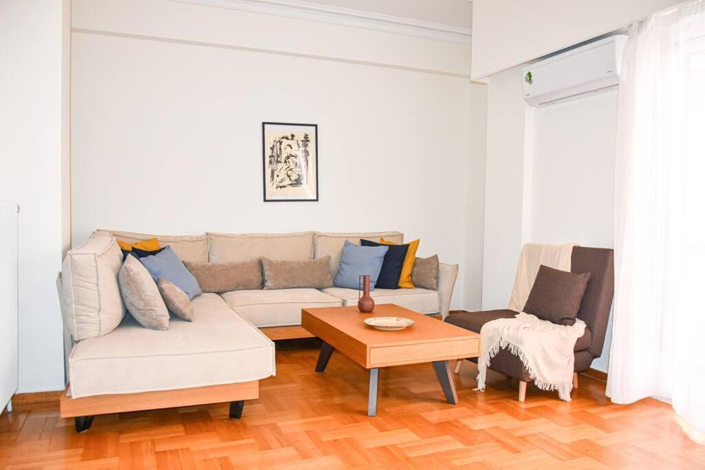 Spacious Modern Apartment In Pagkrati Athén Kültér fotó
